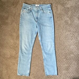 Agolde Light Blue Merrel Straight Leg Jeans
